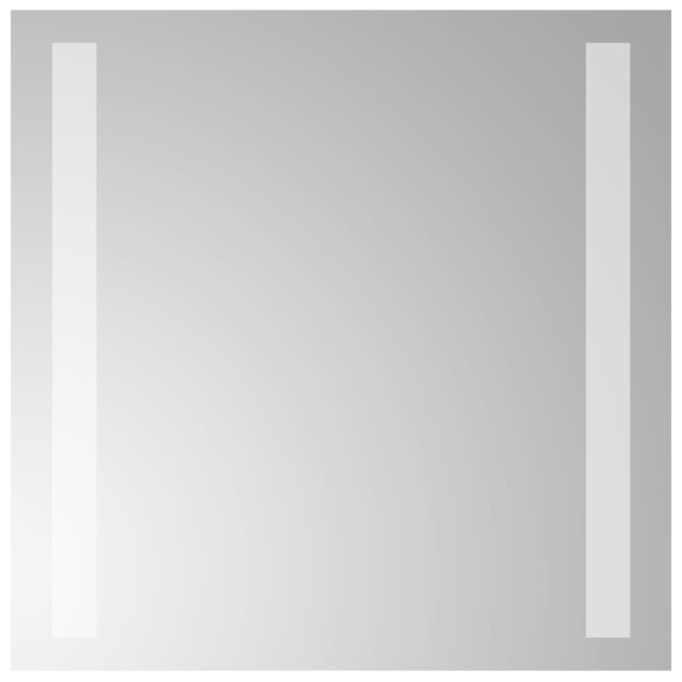 (30 x 30 cm) vidaXL LED Bathroom Mirror Washroom Wall-mounted Light up Mirror Multi Sizes