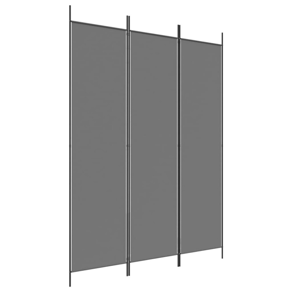 (Anthracite, 150 x 200 cm) vidaXL Room Divider Fabric Privacy Screen Paravent Multi Colours Multi Sizes