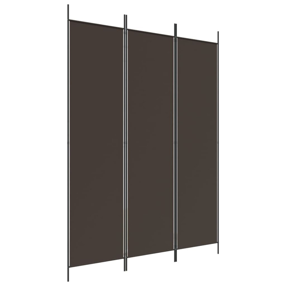 (Brown, 150 x 200 cm) vidaXL Room Divider Fabric Privacy Screen Paravent Multi Colours Multi Sizes