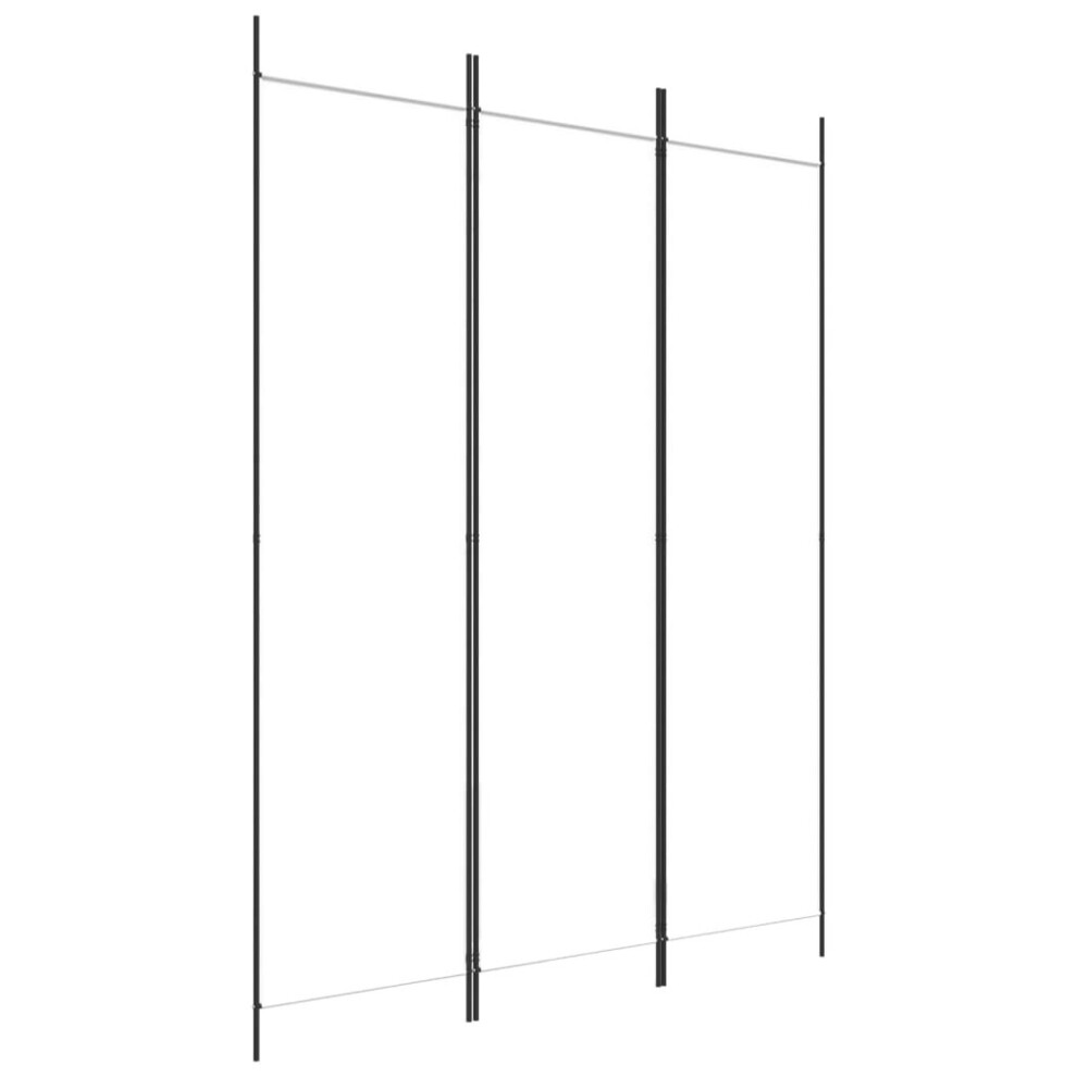 Vidaxl (, 150 X 200 Cm) Room Divider Fabric Privacy Screen Paravent Multi Colours Multi Sizes White