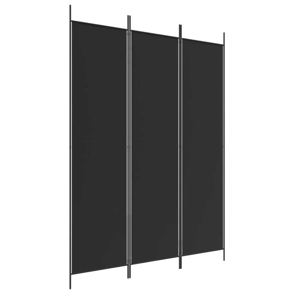 (Black, 150 x 200 cm) vidaXL Room Divider Fabric Privacy Screen Paravent Multi Colours Multi Sizes