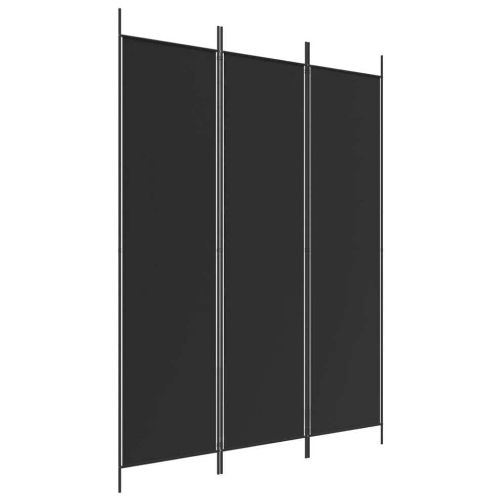 Vidaxl (, 150 X 200 Cm) Room Divider Fabric Privacy Screen Paravent Multi Colours Multi Sizes Black