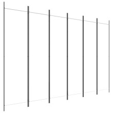 (White, 300 x 200 cm) vidaXL Room Divider Fabric Privacy Screen Paravent Multi Colours Multi Sizes