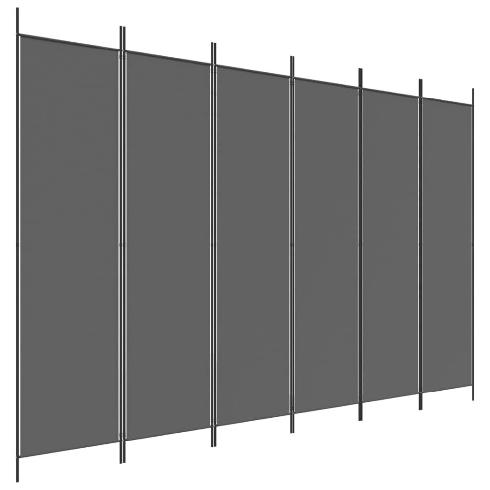 (Anthracite, 300 x 200 cm) vidaXL Room Divider Fabric Privacy Screen Paravent Multi Colours Multi Sizes