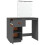 VidaXL (Grey) vidaXL Solid Wood Pine Dressing Table with LED Home Vanity Desk Multi Colours 8