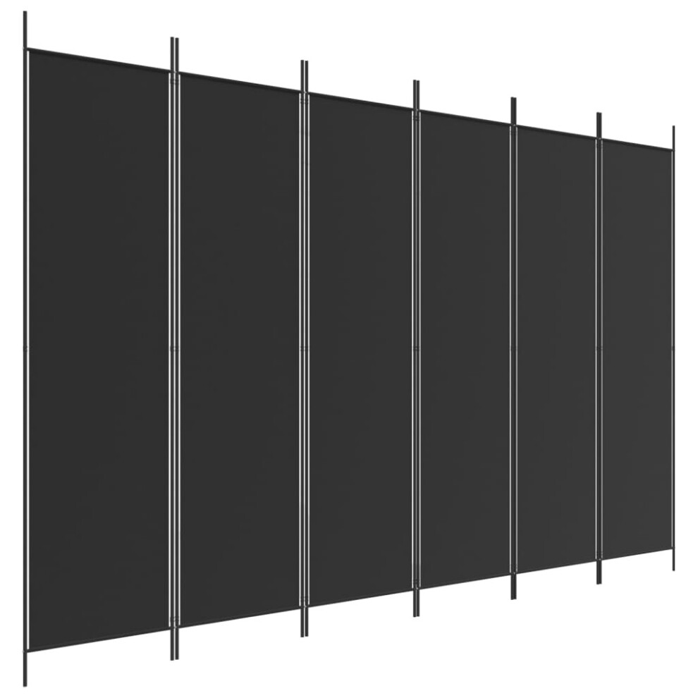 (Black, 300 x 200 cm) vidaXL Room Divider Fabric Privacy Screen Paravent Multi Colours Multi Sizes