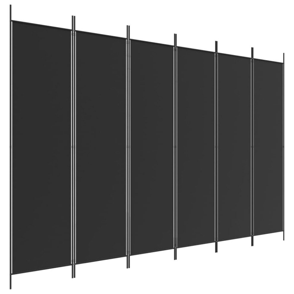 Vidaxl (, 300 X 200 Cm) Room Divider Fabric Privacy Screen Paravent Multi Colours Multi Sizes Black