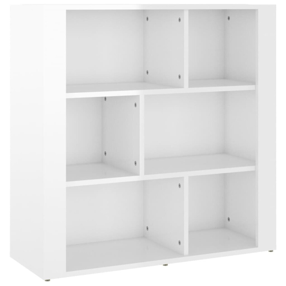 (High gloss white) vidaXL Sideboard Engineered Wood Indoor Cupboard Home Organiser Multi Colours