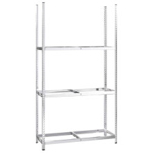 (110 x 40 x 200 cm (L x W x H)/1) vidaXL Storage Shelf Garage Organiser Holder Rack Steel and Engineered Wood