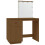 VidaXL (Honey brown) vidaXL Solid Wood Pine Dressing Table with LED Home Vanity Desk Multi Colours 2