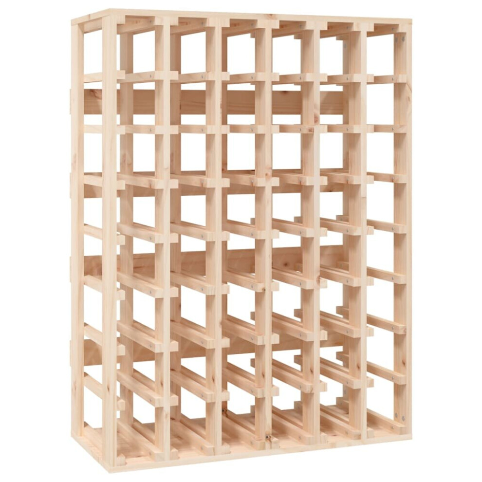 Vidaxl (70 X 33 X 94 Cm (W X D X H)) Solid Wood Pine Wine Rack Wooden Whisky Bottle Holder 25/48 Bottles