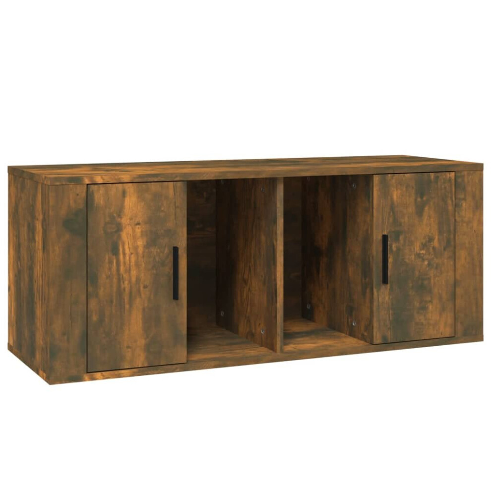 (Smoked oak) vidaXL TV Cabinet Engineered Wood TV Console Media Sideboard Multi Colours