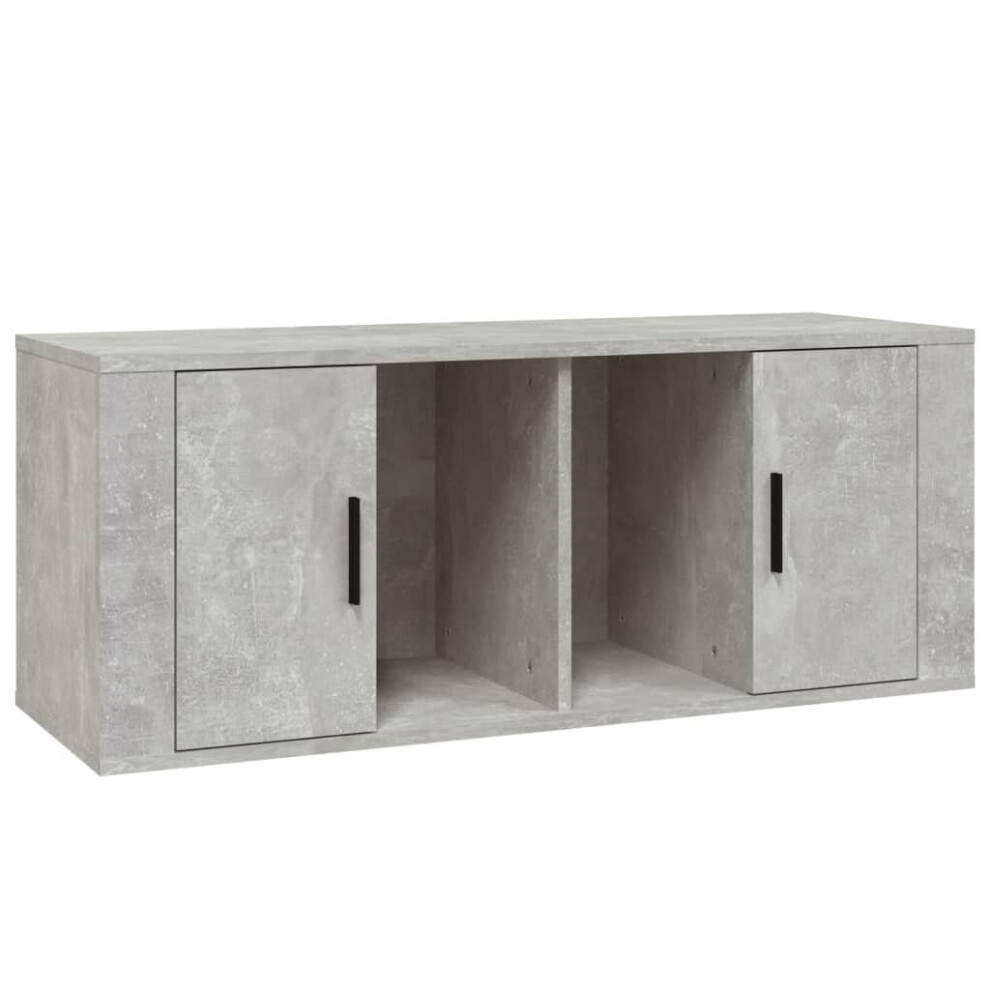 (Concrete grey) vidaXL TV Cabinet Engineered Wood TV Console Media Sideboard Multi Colours