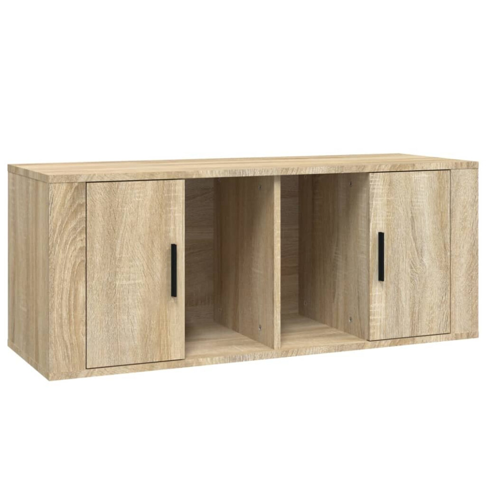 (Sonoma) vidaXL TV Cabinet Engineered Wood TV Console Media Sideboard Multi Colours