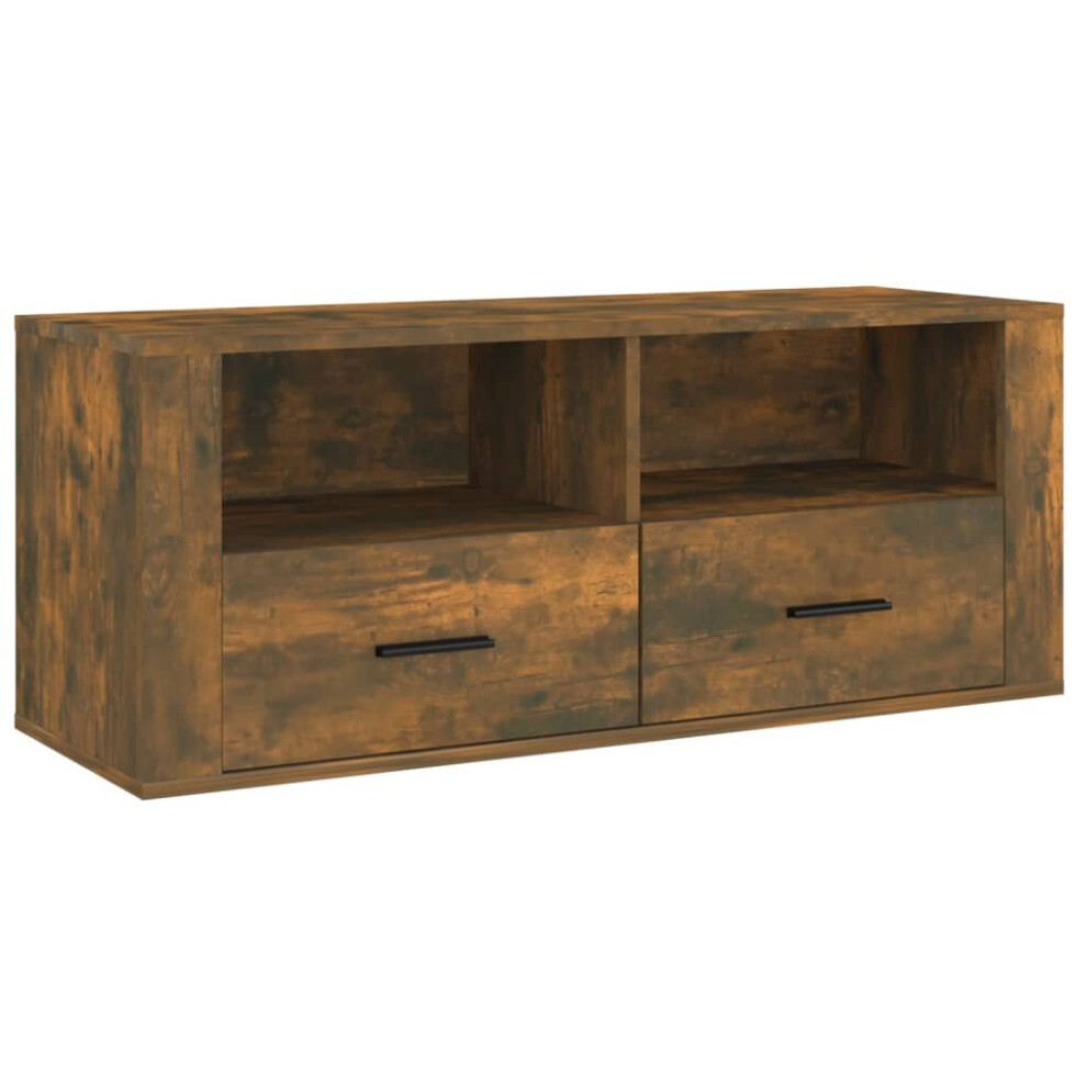 Vidaxl (Smoked Oak) Tv Cabinet Engineered Wood Indoor Hifi Cabinet Tv Unit Multi Colours