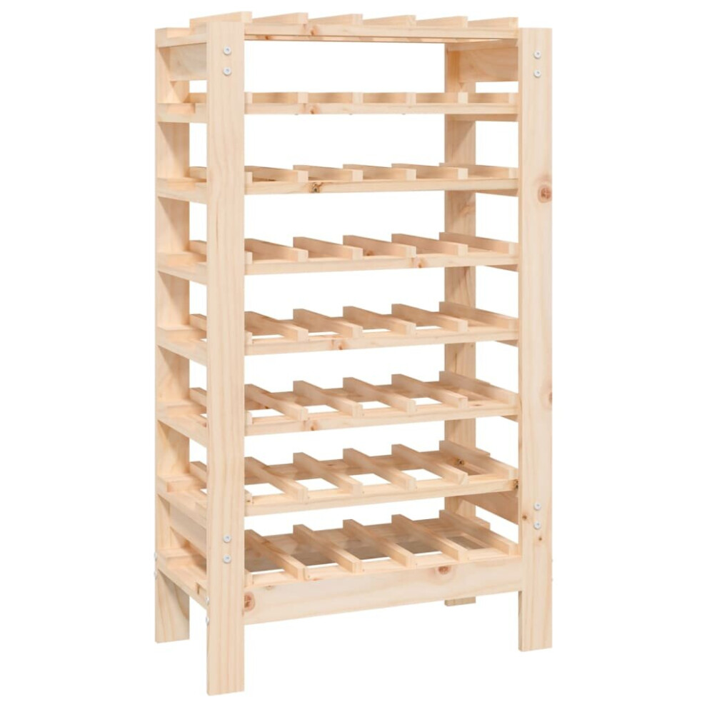 Vidaxl (61.5 X 30 X 107.5 Cm) Solid Wood Pine Wine Rack Alcohol Rack Bottle Holder Shelf Multi Models