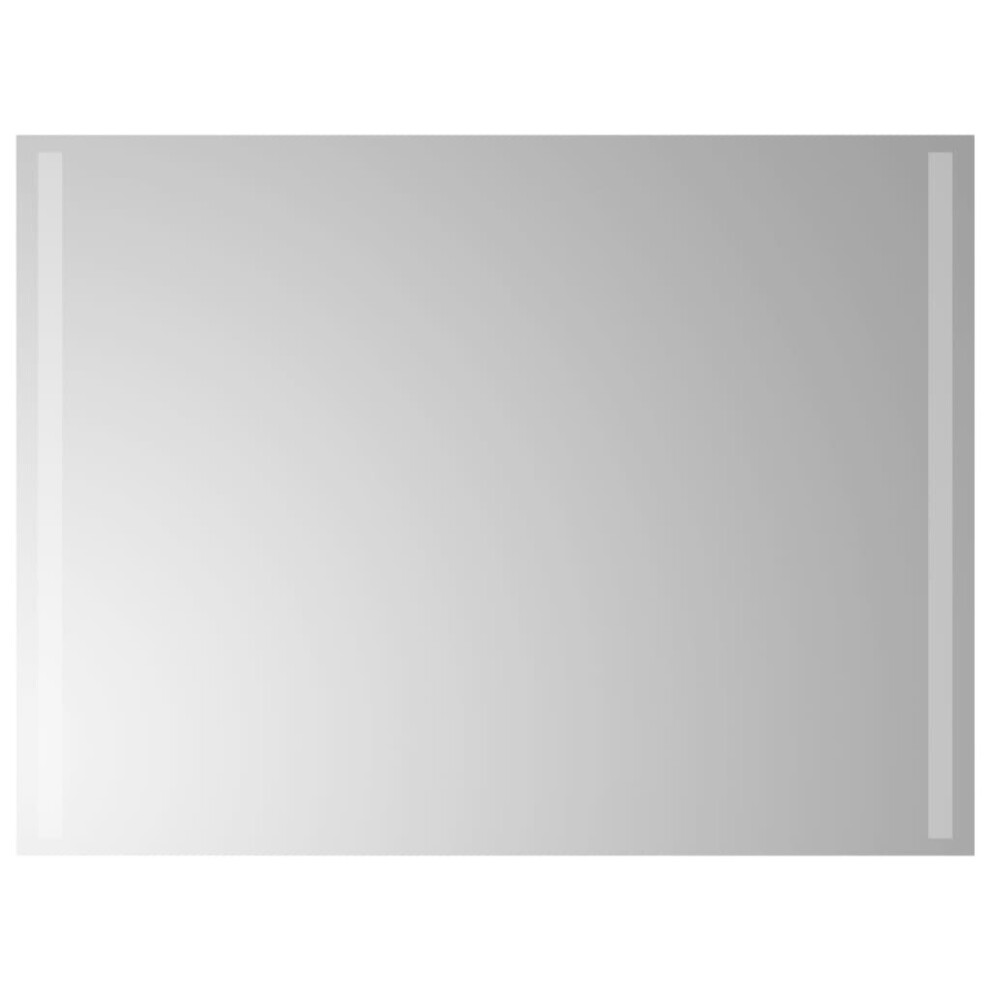 Vidaxl (80 X 60 Cm) Led Bathroom Mirror Washroom Wall-Mounted Up Mirror Multi Sizes Light