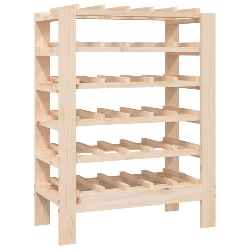 Vidaxl (61.5 X 30 X 82 Cm) Solid Wood Pine Wine Rack Alcohol Rack Bottle Holder Shelf Multi Models
