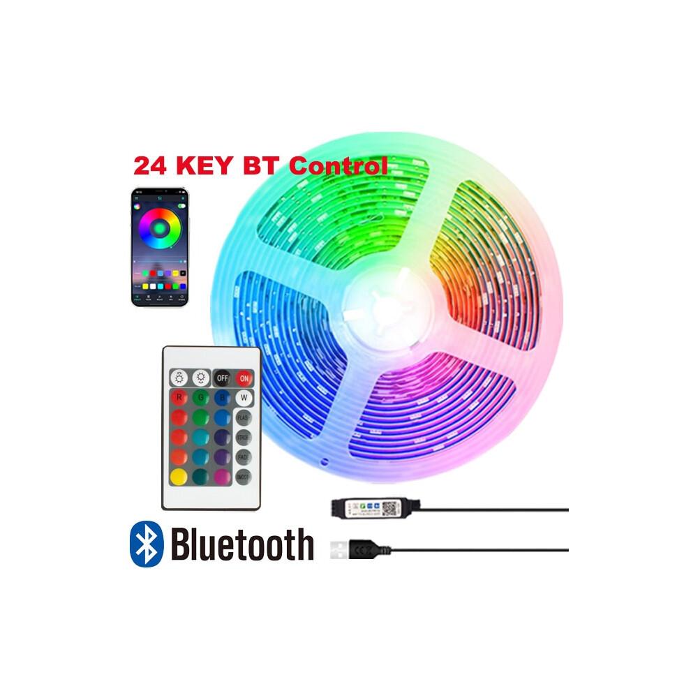 LED Strip Lights TV Background Lighting Colorful RGB 5050 USB 24keys I-image-OPC-PB8SHJY-NEW