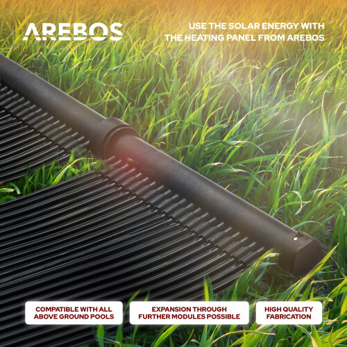 AREBOS Solar pool heater - 66 x 300cm incl. Accessories 2