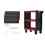 AREBOS Service trolley 3 layers - Set of 8 11