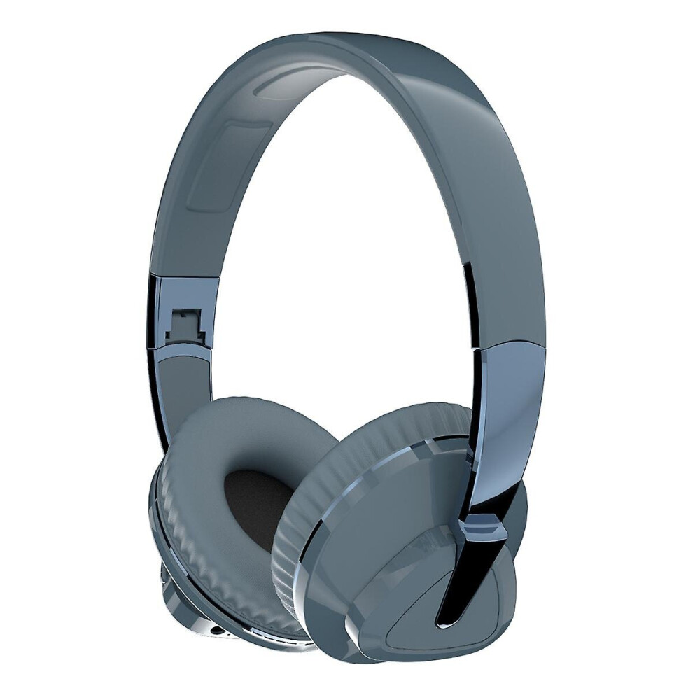(Blue) Noise Cancelling Tooth Headset Wireless Foldable Gaming Stereo Headphones Blue 768679658907