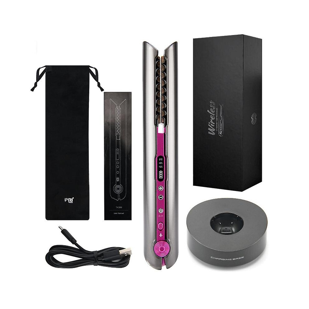 Usb Wireless Charging Straight Hair Two In One Curling lron Splint Hair Straightener