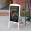 (Grey) Magnetic Menu Message  Blackboard Chalkboard 2