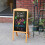 (Brown) Magnetic Menu Message  Blackboard Chalkboard 1