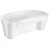 Plastic White Handy Kitchen Caddy Hanging Waste Bin Kitchen Over Cabinet Drawer Door Basket 1