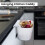 Plastic White Handy Kitchen Caddy Hanging Waste Bin Kitchen Over Cabinet Drawer Door Basket 3