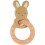 Kaloo RABBIT Teething Ring Orange Teether Silicone Baby Chewable Toy 1