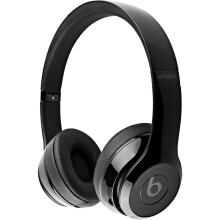 Refurbished beats Solo 3 Wireless On-Ear Headphones - Gloss Black