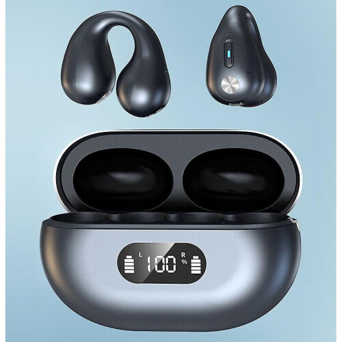 Bone Conduction Earbuds Bluetooth Ear Clip Noise Canceling Hifi Headset 1
