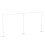 3x6m Adjustable Metal Wedding Backdrop Frame Stand - Heavy-Duty Iron, White, Triple-Base Stability 7