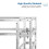 3 x Square Box Truss Segment Kit Audio Lighting Trussing System 8