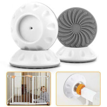 4pcs Stair Gate Wall Protector Baby Pet Door Wall Guard Pad For Pressure Gate