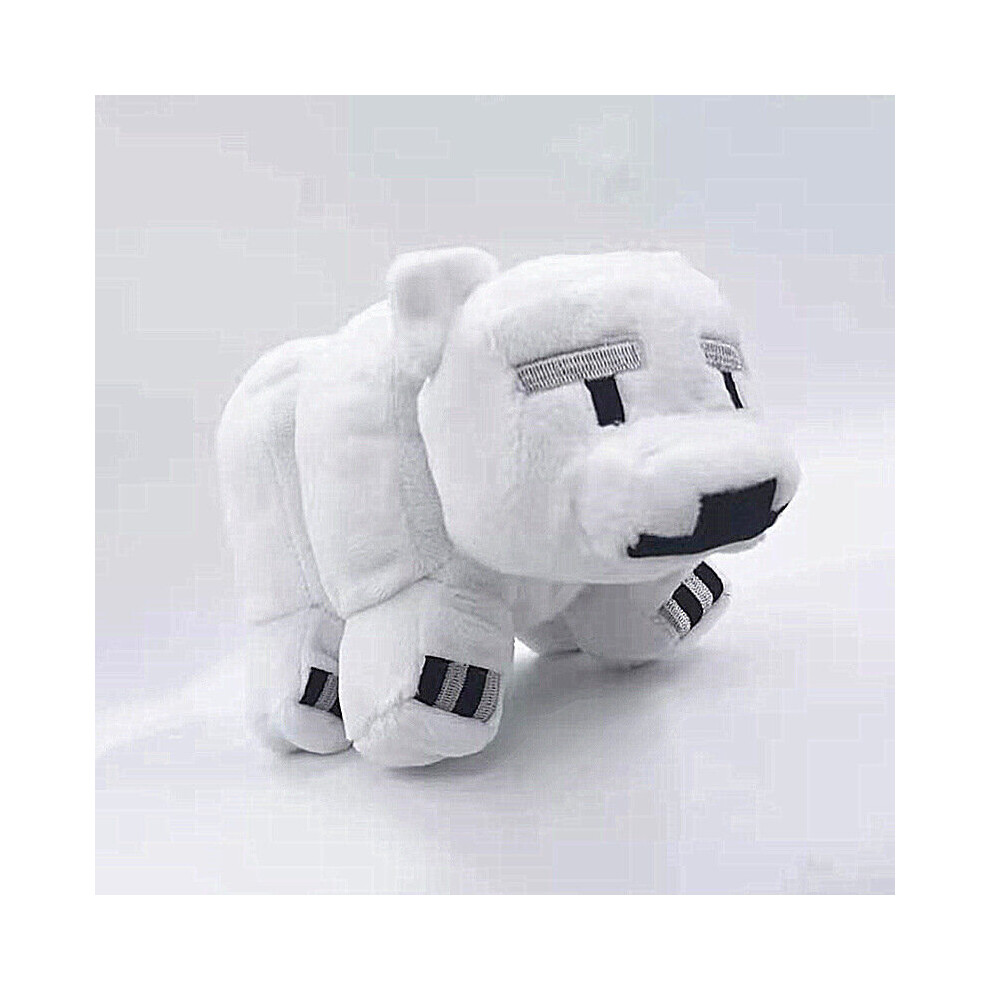 Minecraft Plush Toy kids Gift 20cm white bear