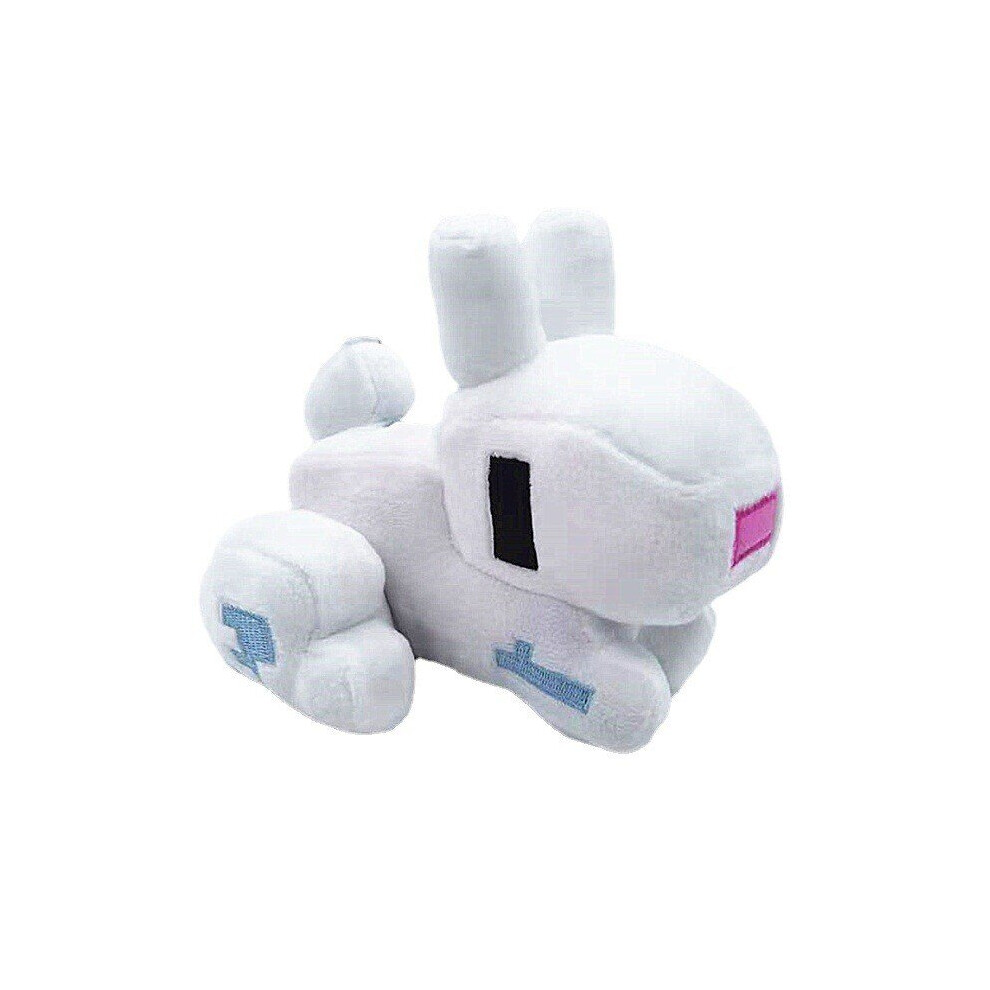 Minecraft Plush Toy kids Gift 16cm white rabbit