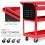 3-tier Tool Trolley Cart Roller Cabinet Casters Red Workshop 9