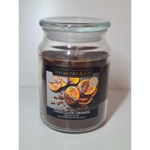 Wickford Large Scented Candle in Glass Jar 450g Chocolate Orange