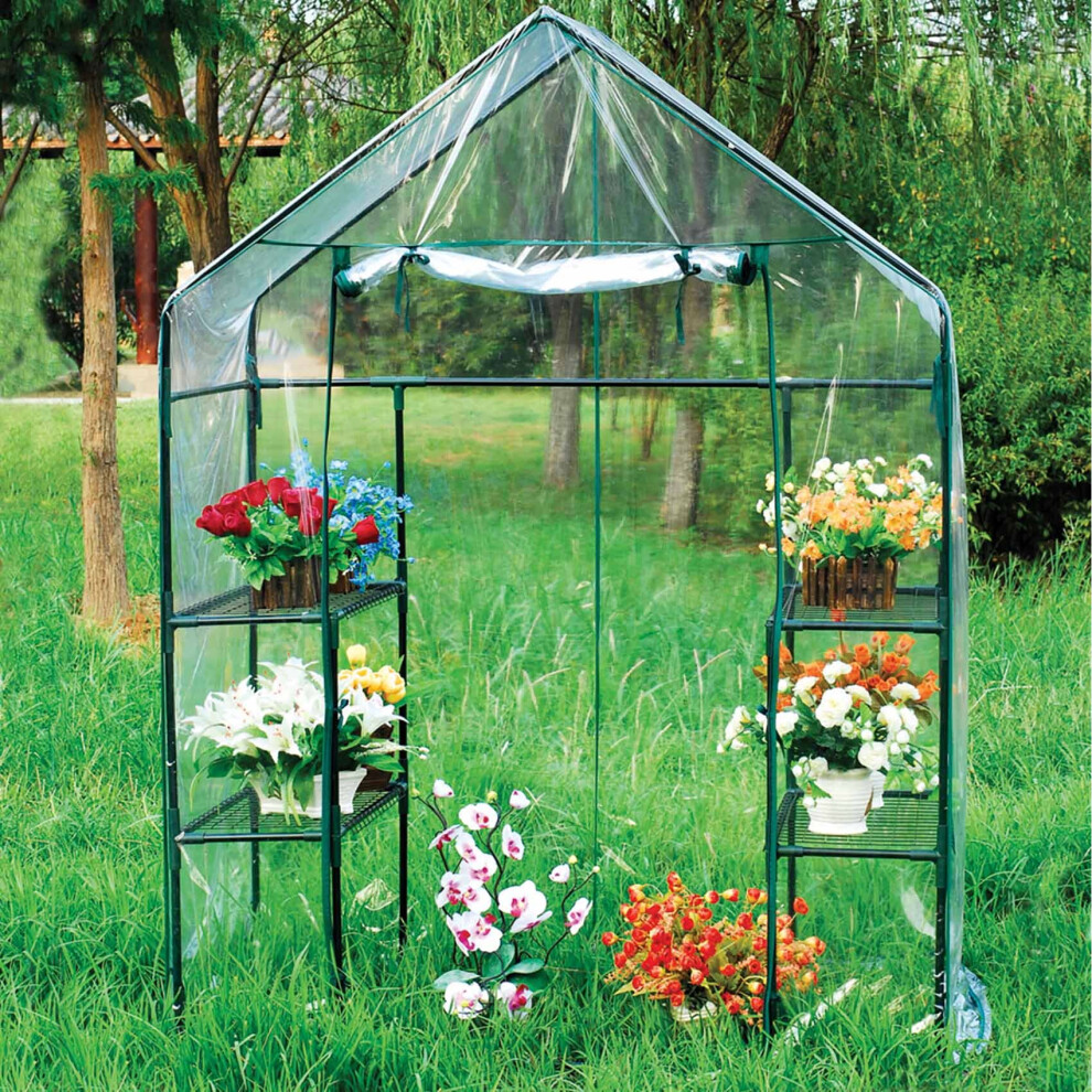 Easigear Walk In Greenhouse PVC Cover for 8 Shelves