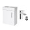 Gloss White 400 Wall Hung Vanity Unit & Sleek Basin Tap 1