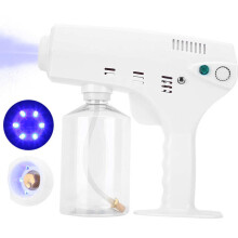 Hair Spray Humidifier Nano Spray Gun Handhold Electrostatic Moisturizing Steam Wireless Blue Ray Anion Sprayer