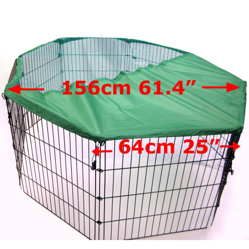 Sunshield Safety Cover for Metal Run with Drop Pins 1
