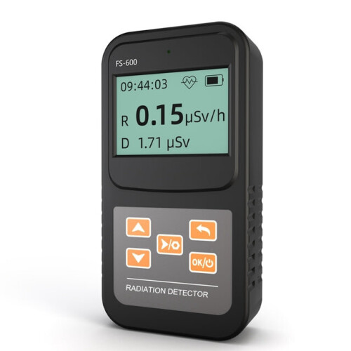 FS-600 LCD Geiger Counter Radioactive Electromagnetic Nuclear Radiation ...