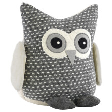 The Magic Toy Shop Door Stopper Owl Animal Door Stop Fabric Heavy Weighted Home Office Décor