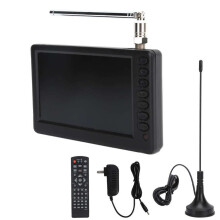 Mini TV LEADSTAR 5 Inch Digital Television ATSC TV Portable Digital TV for Car Camping Kitchen US Plug 110‑220V ATSC Portable