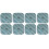 8 x Square And 4 x Large Compex Studded Electrode Tens Pads 2