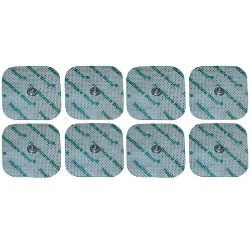 8 x Square And 4 x Large Compex Studded Electrode Tens Pads 1